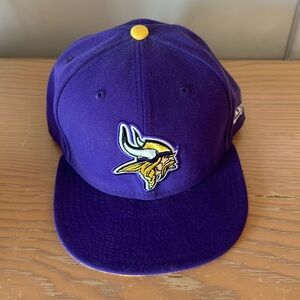 Minnesota Vikings NFL Fitted Hat 7 1/2